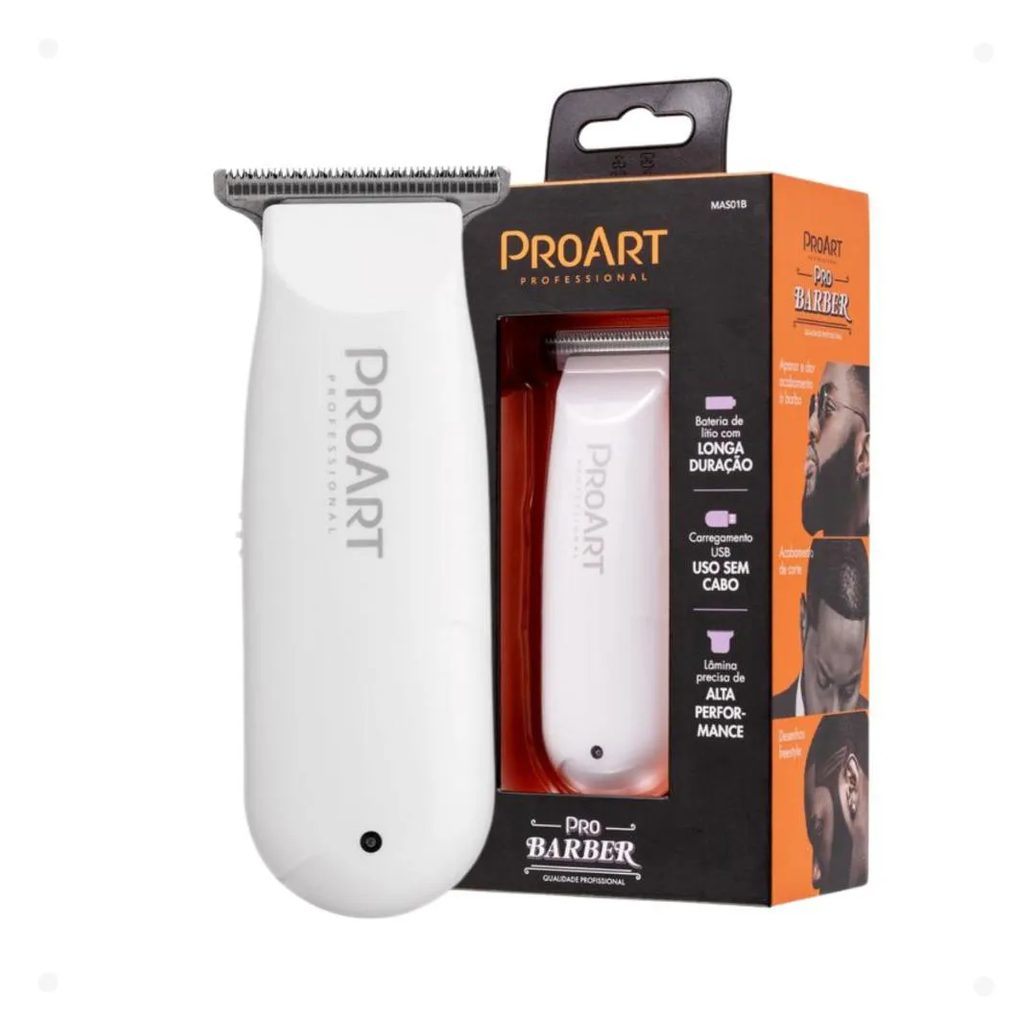Máquina de Acabamento Proart Probarber Branca Mas01b