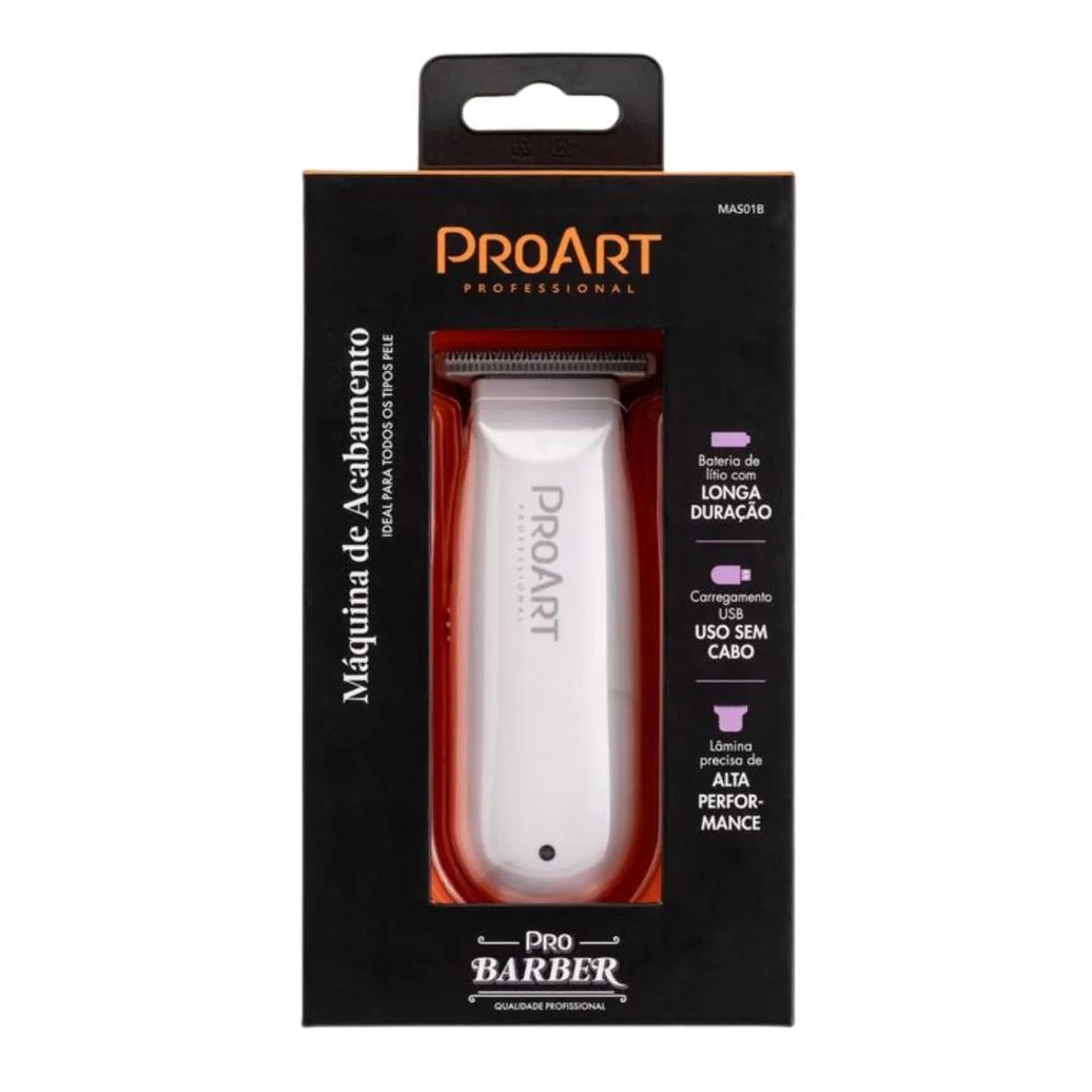 Máquina de Acabamento Proart Probarber Branca Mas01b