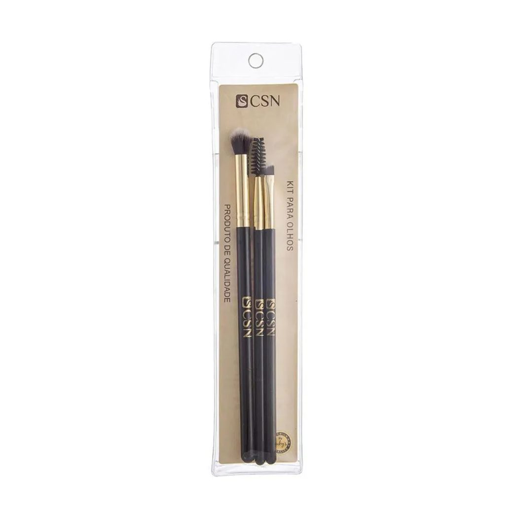 Kit Pincel para Maquiagem Rubys Cns C/3