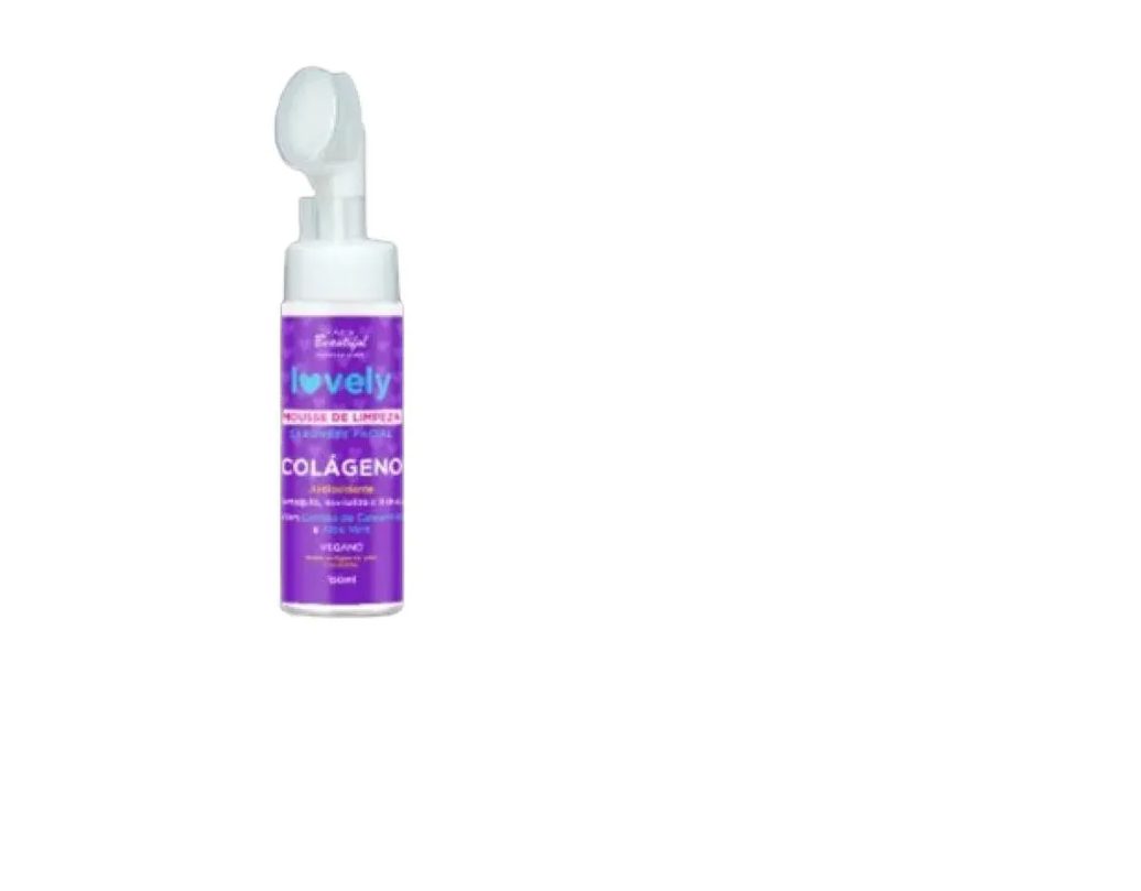 Face Beautiful Mousse de Limpeza Lovely Colágeno - Sabonete Facial 150ml