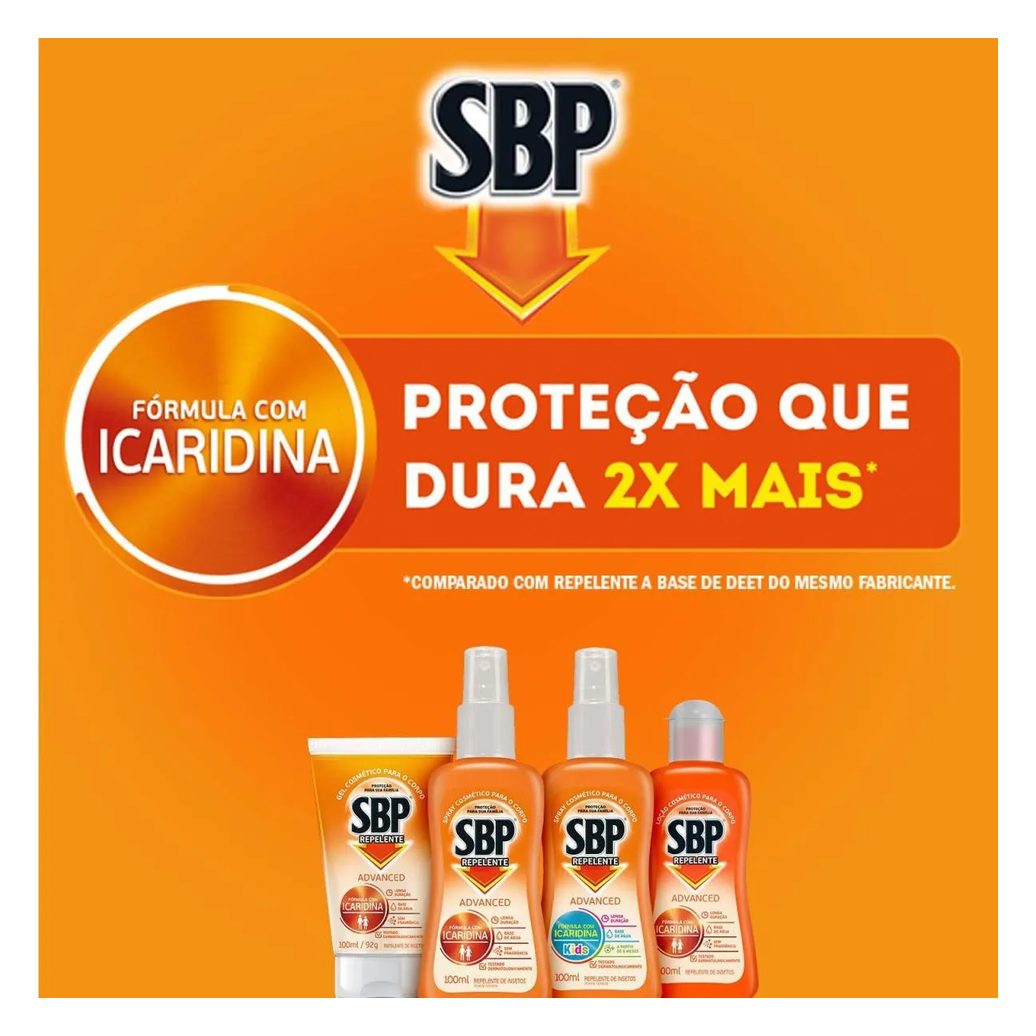 Repelente Sbp Advanced Loção Com Icaridina - 175Ml
