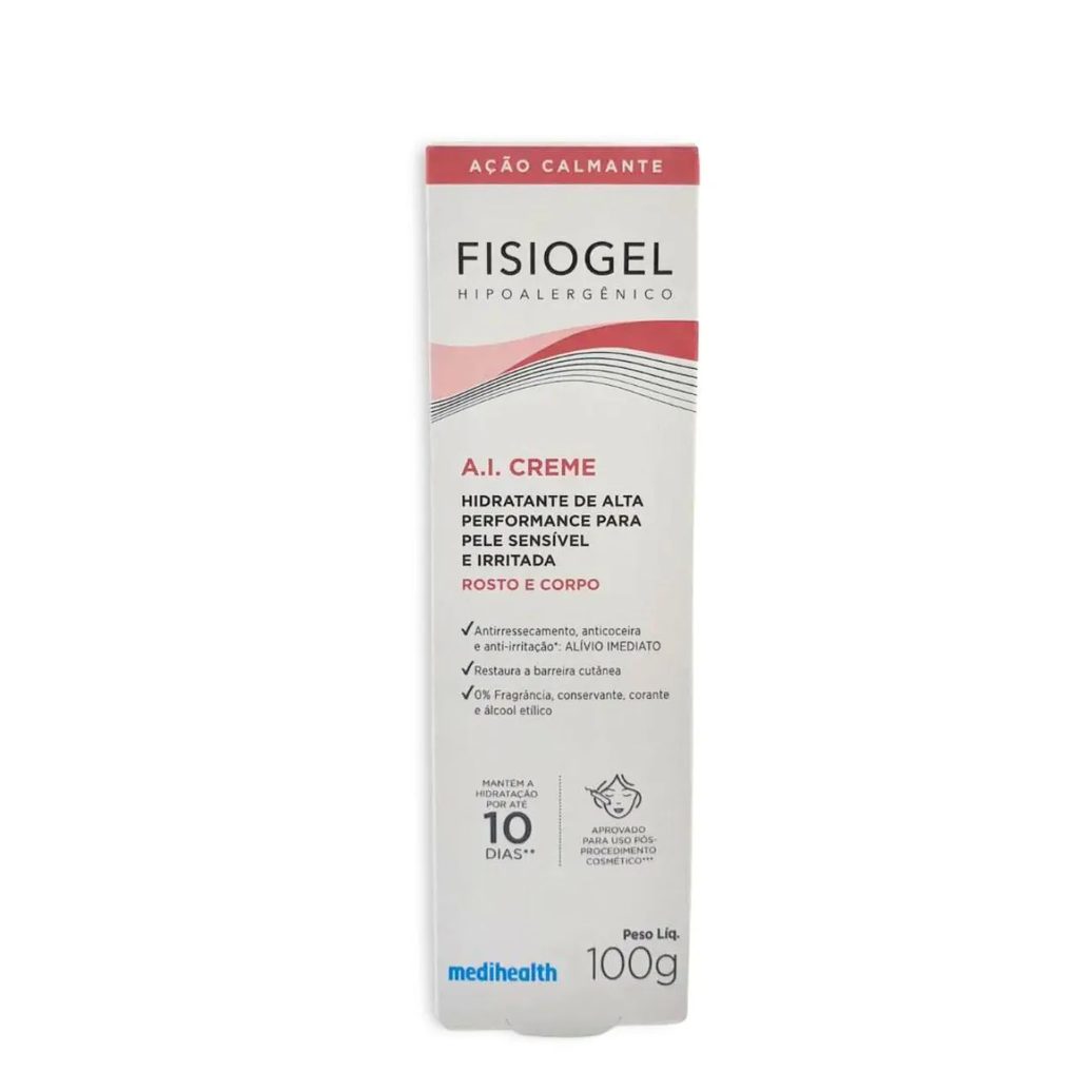 Creme Hidratante Fisiogel A.I. Rosto e Corpo - 100G
