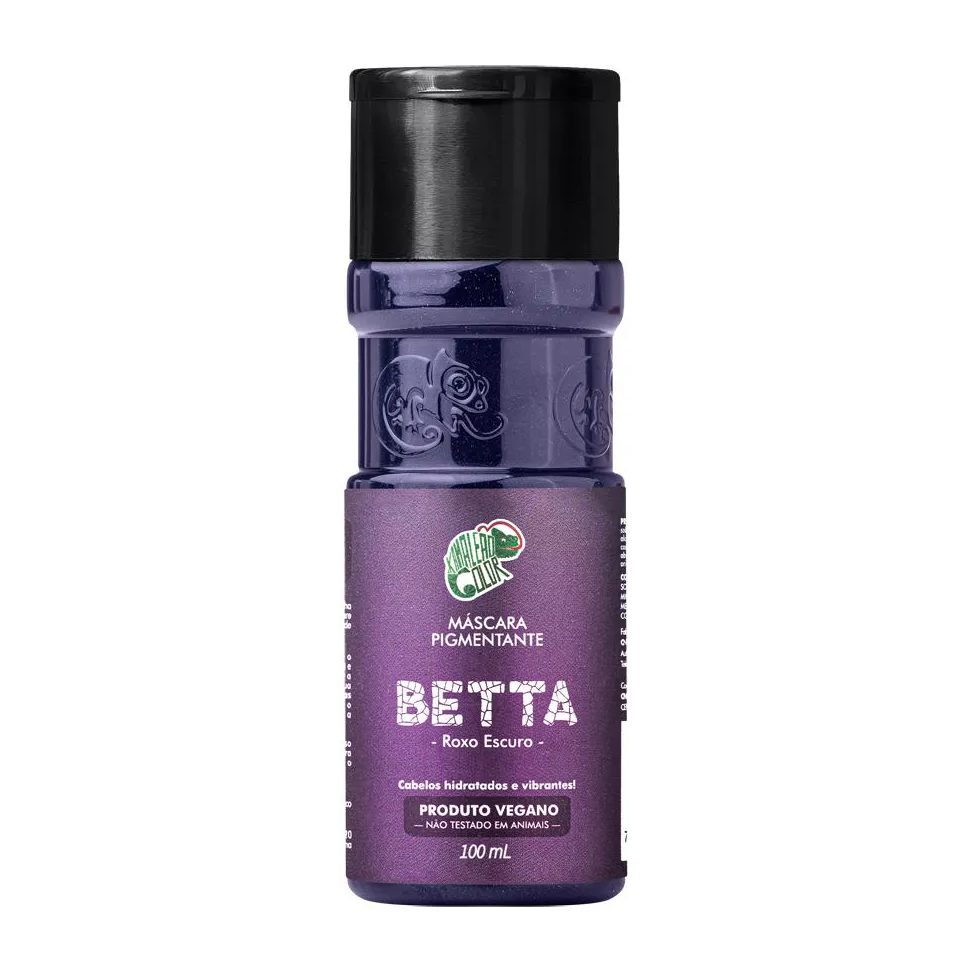 Máscara Tonalizante Betta Kamaleão Color Roxo Escuro 100ml