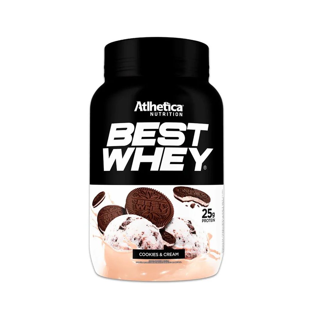 Best Whey Pote 900g Cookies &amp; Cream - Atlhetica Nutrition