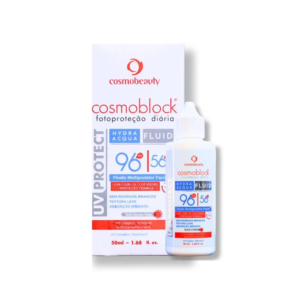 Cosmobeauty Filtro Fluído Cosmoblock Hydra Acqua Fps 96 - 50Ml