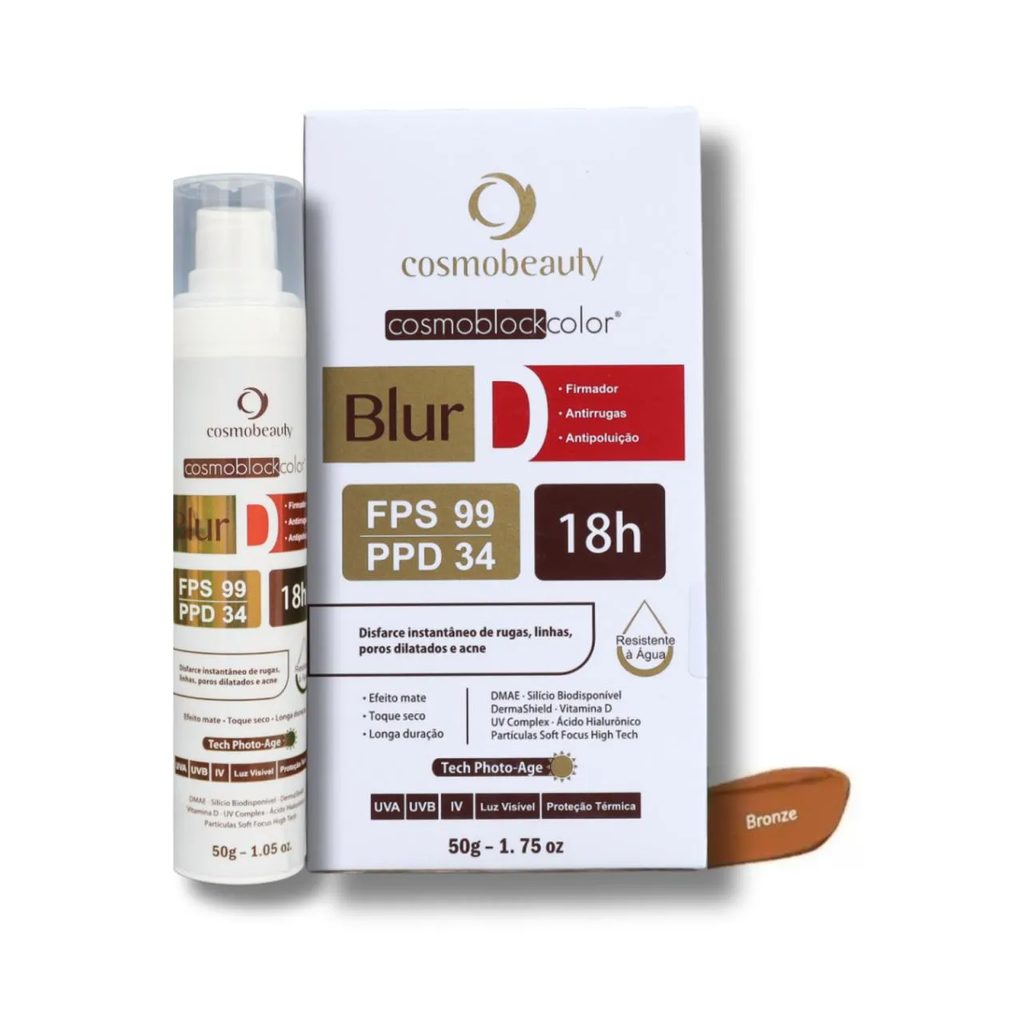 Cosmobeauty Cosmoblock Blur D 18H Firmador Fps 99 50G - Bronze