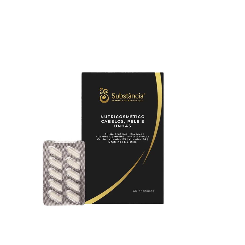 Nutricosmético Cabelos Pele e Unhas 60 Cápsulas