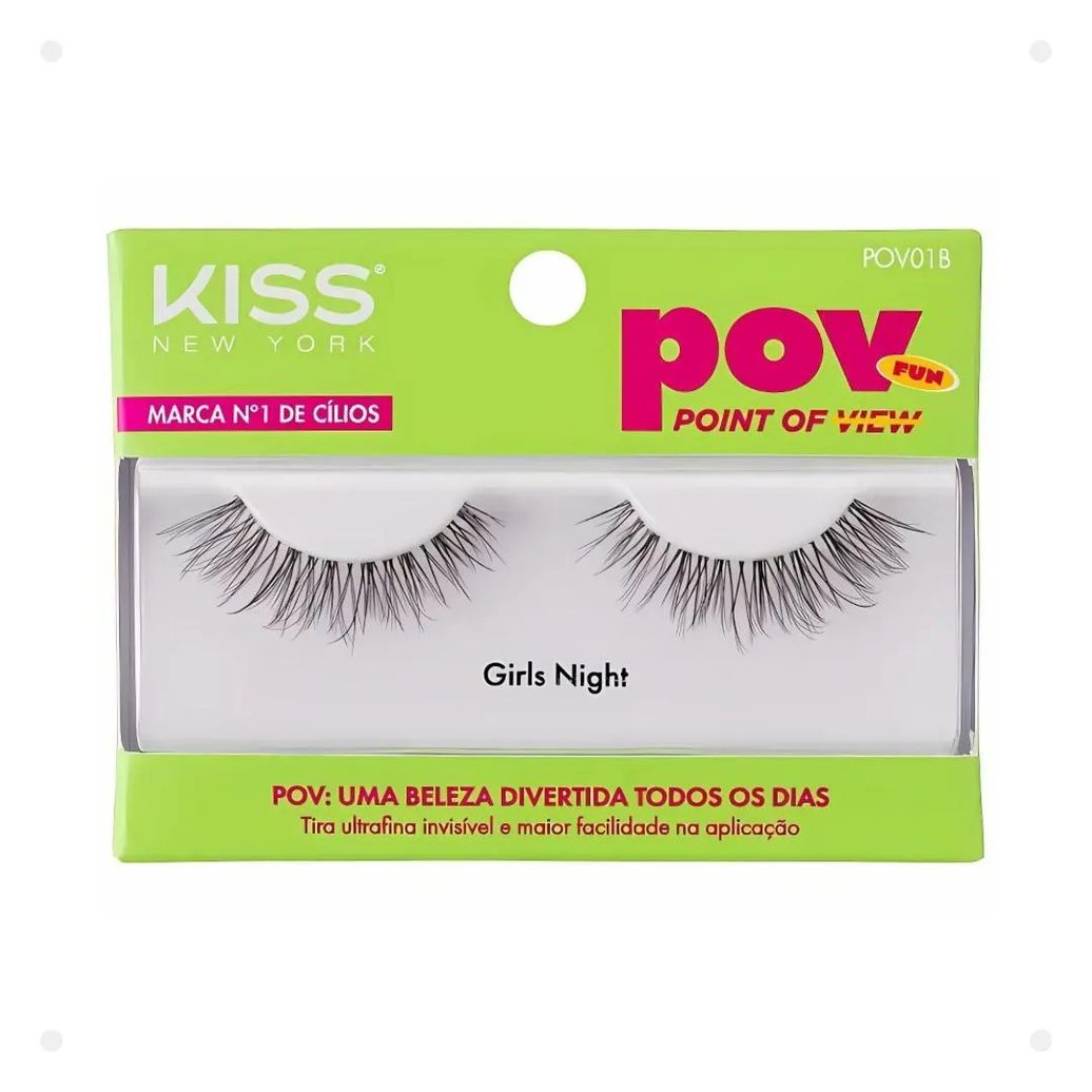 Cílios Postiços Kiss New York Pov Girls Night Pov01b