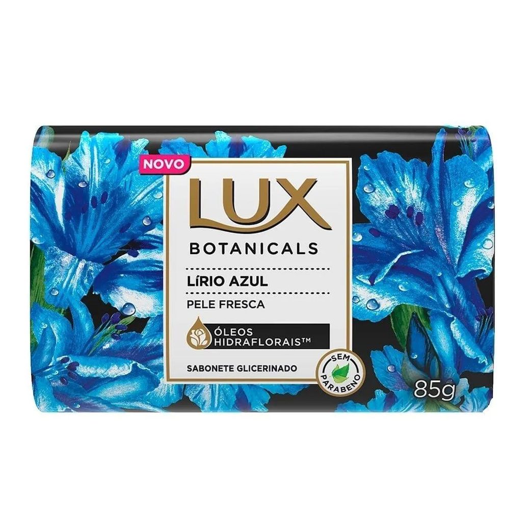 Sabonete Lux Botanicals Lírio Azul 85g Embalagem com 12 unidades