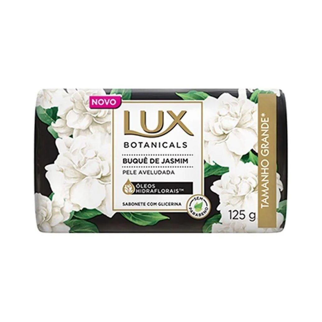 Sabonete Lux Botanicals Buquê de Jasmim 125g Embalagem com 12 unidades