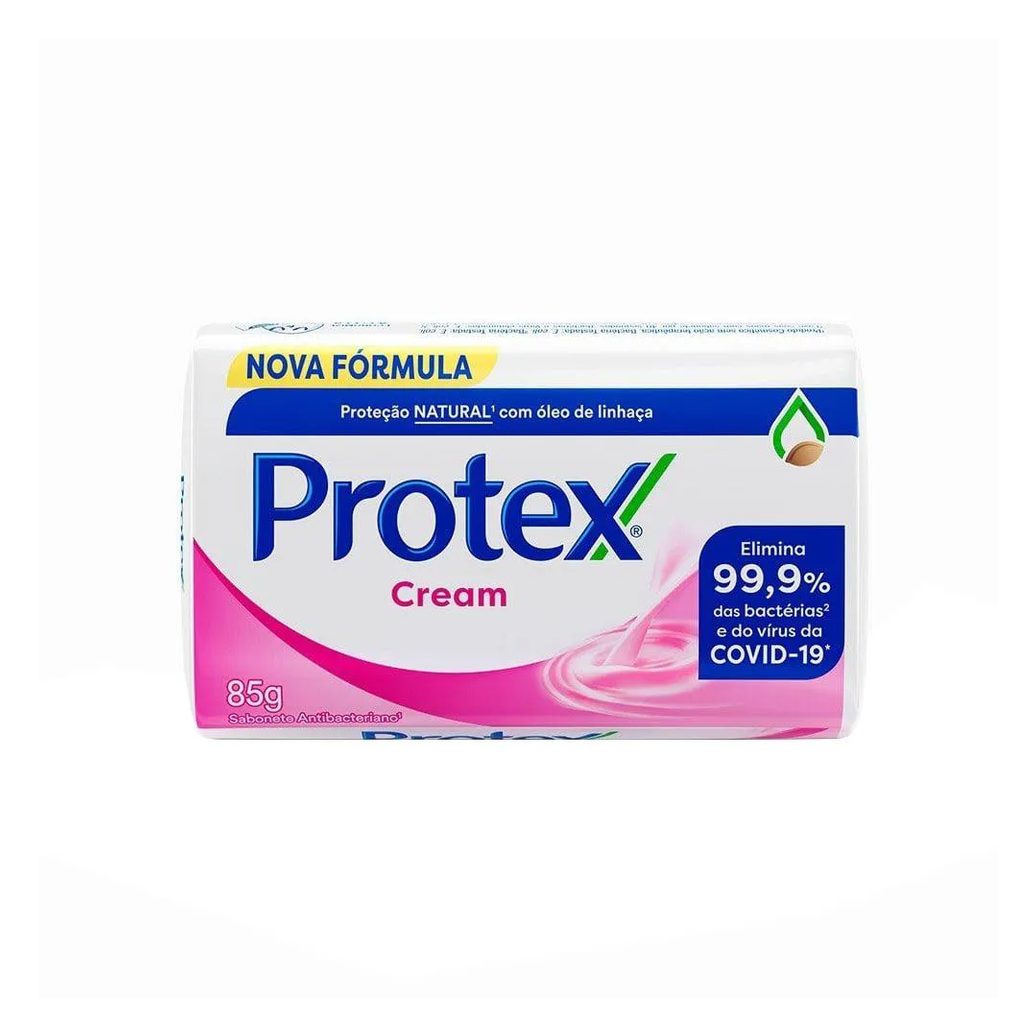 Sabonete Protex Cream Antibacteriano 85g Embalagem com 12 unidades