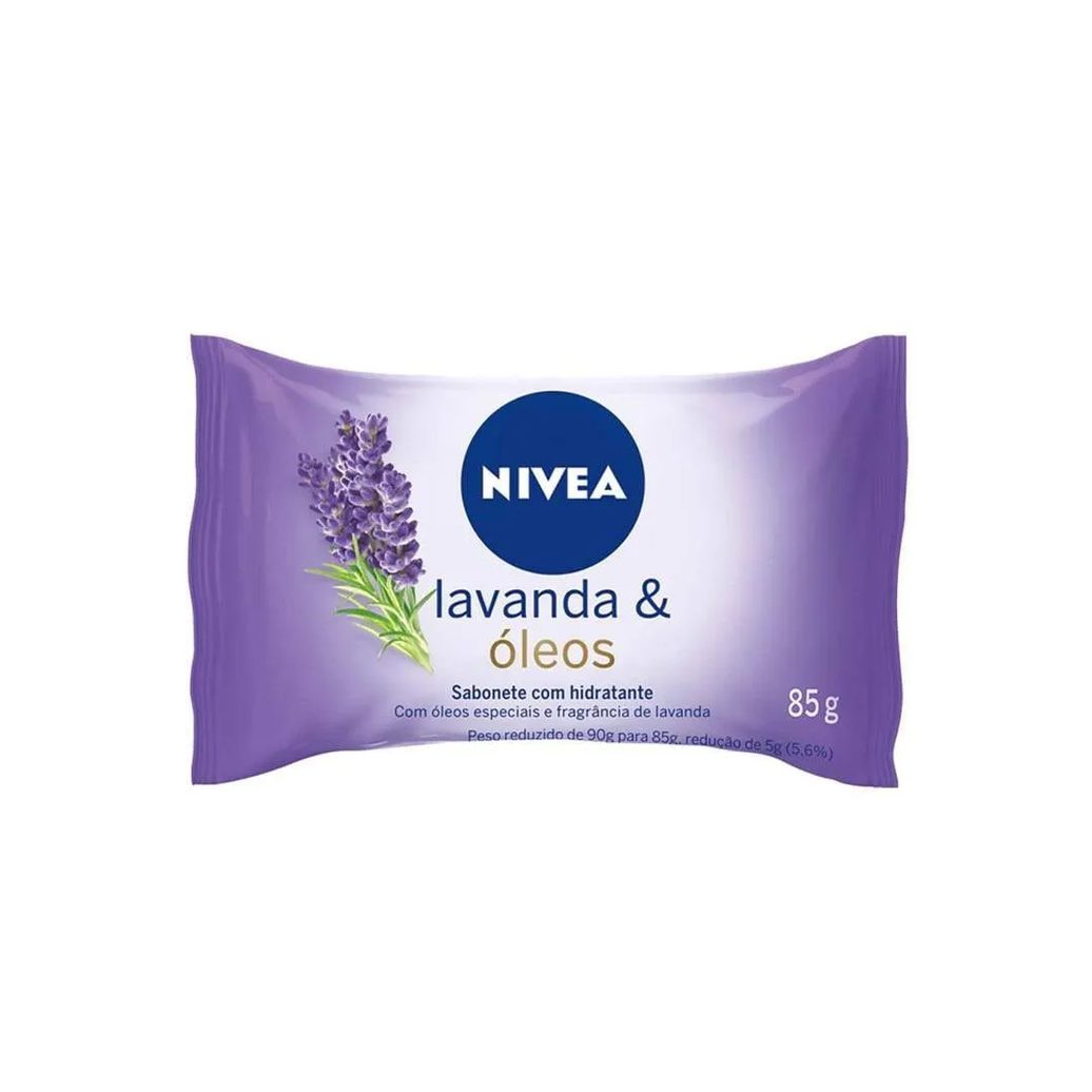 Sabonete Nivea Hidratante Lavanda 85g Embalagem com 12 unidades