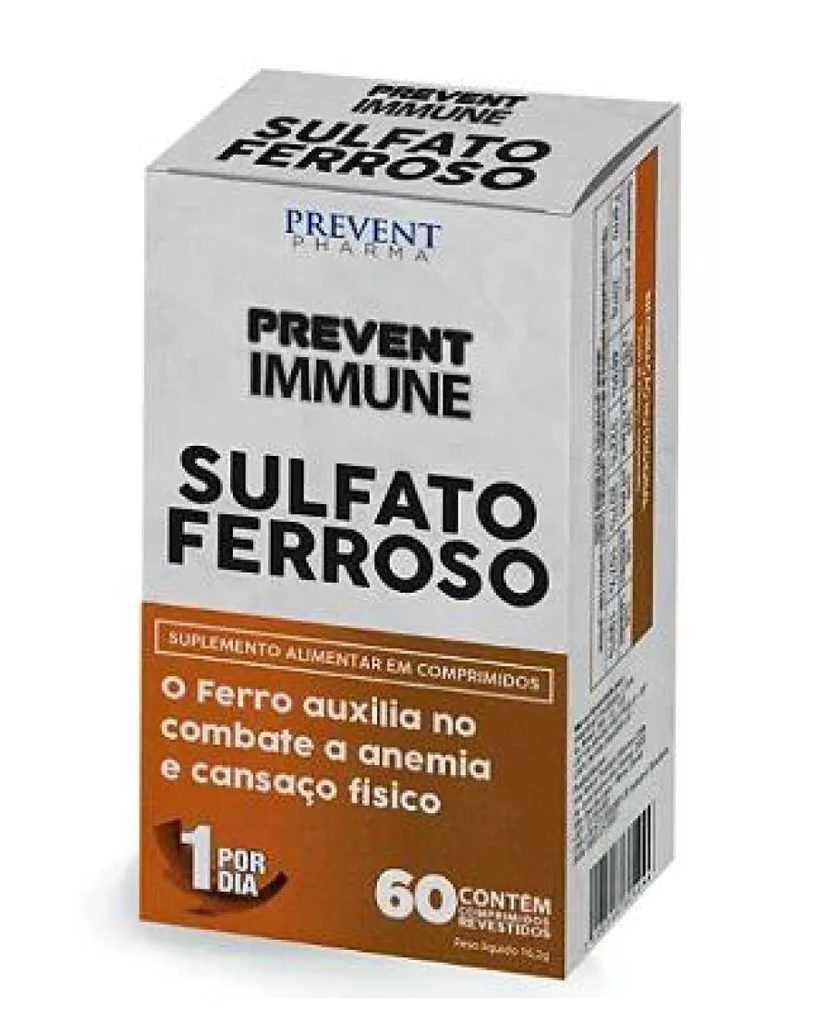 Sulfato Ferroso 60 Caps Prevent Pharma