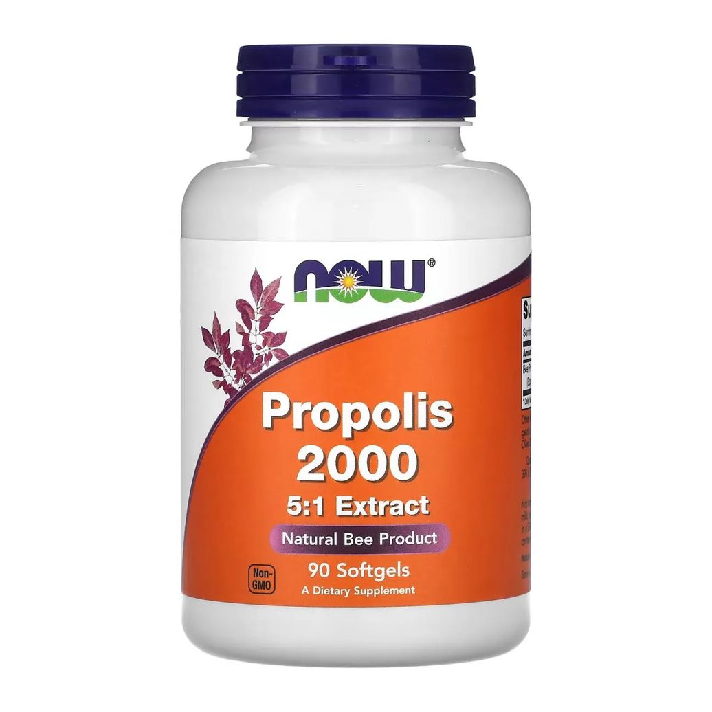 PRóPOLIS 2000 5:1 EXTRATO 90 SOFTGELS - NOW FOODS