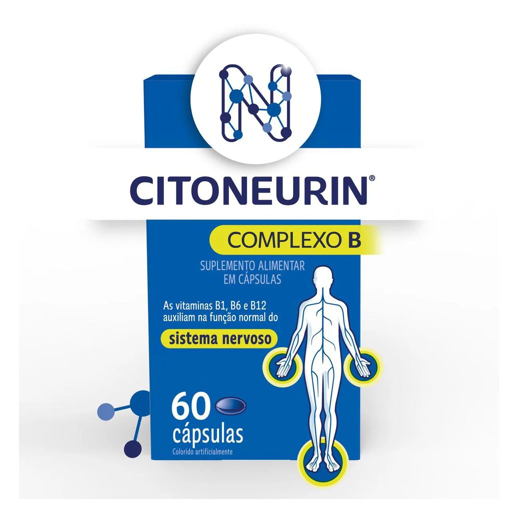 Polivitamínico Complexo B Citoneurin 60 Cápsulas