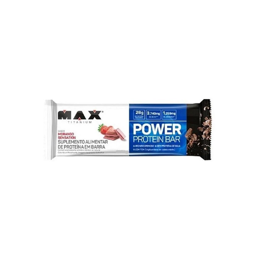 Power Protein Bar (41g) - Sabor: Morango Sensation
