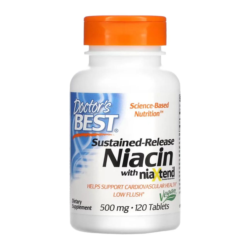 Niacina 500mg 120 Tabletes - Doctor's Best
