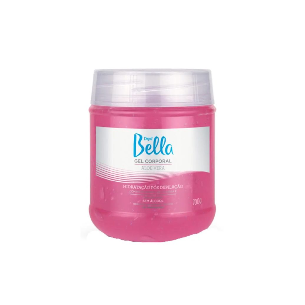 Kit 2 Gel Pós Depilação Corpo Hidrata Aloe Vera Depil Bella