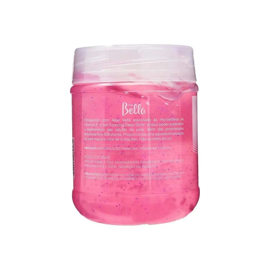 Kit 2 Gel Pós Depilação Corpo Hidrata Aloe Vera Depil Bella