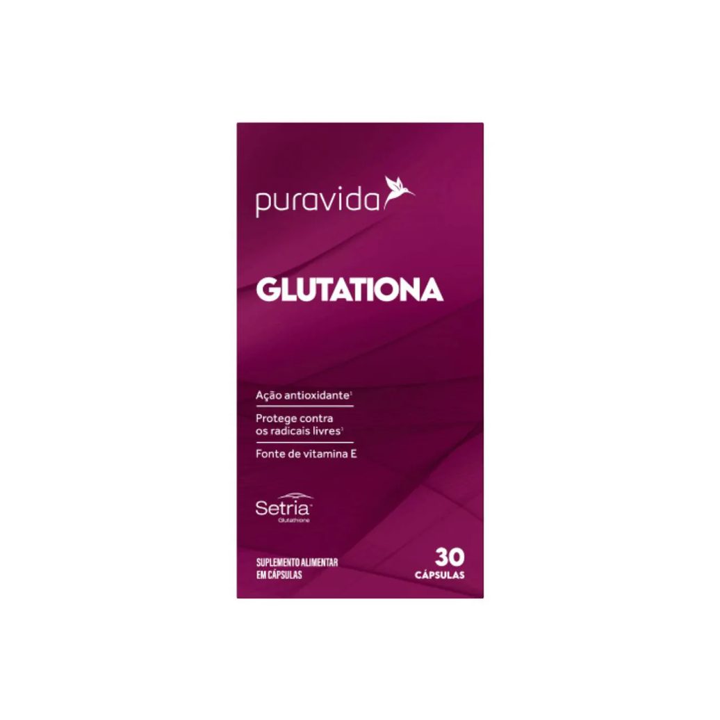 Glutationa Antioxidante 30 cápsulas Puravida
