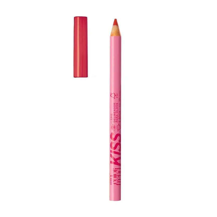 Avon Color Trend Lapis Olhos e Boca Red Batida de Vinho 1,1g