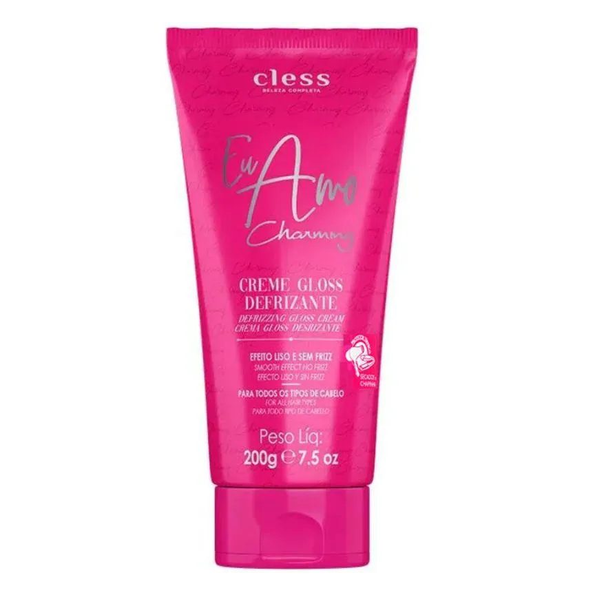 Creme Gloss Defrizante Eu Amo Charming 200g - Cless