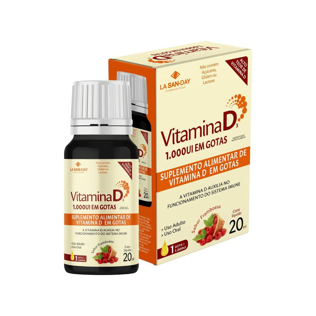 Vitamina D3 1.000ui - 20ml - La San Day