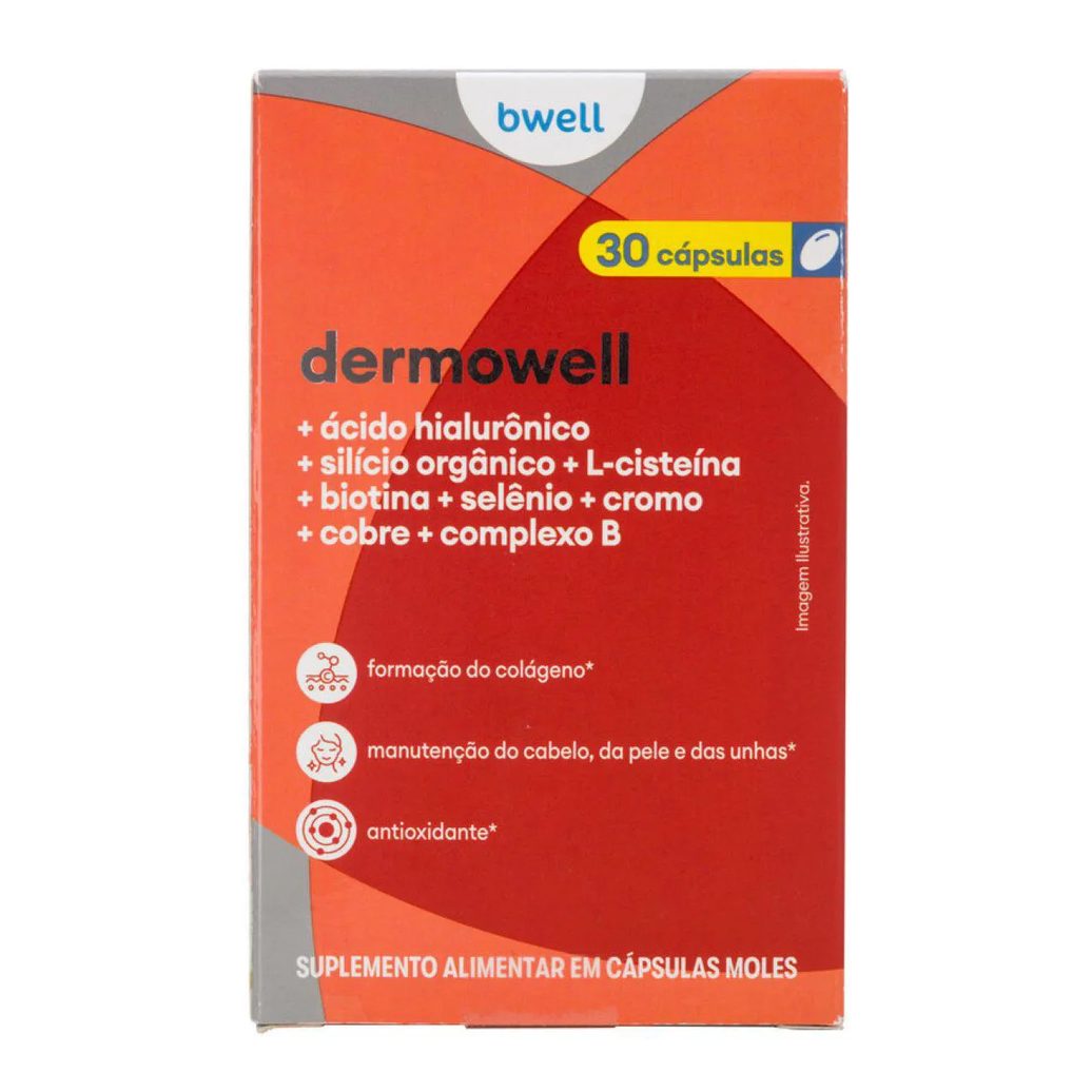 Suplemento Alimentar Bwell Dermowell 30 cápsulas