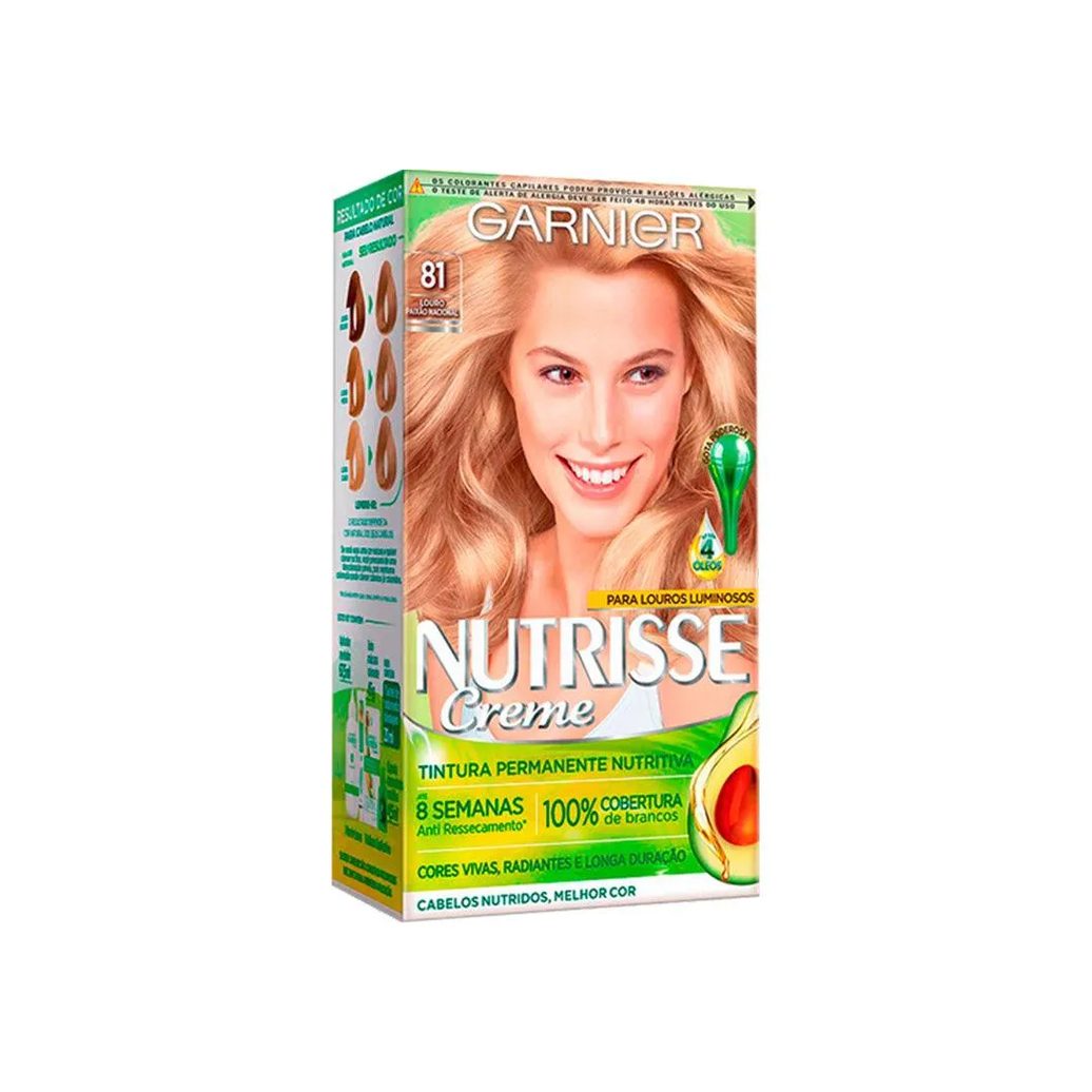 Tintura Nutrisse 81 Louro Paixao Nacional