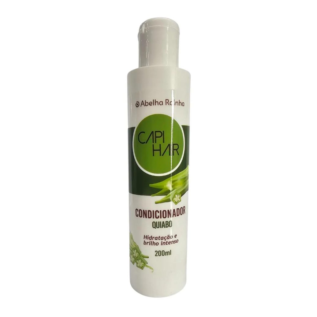 Condicionador Quiabo Hidratação e Brilho Intenso Capi Hair Abelha Rainha 200ml