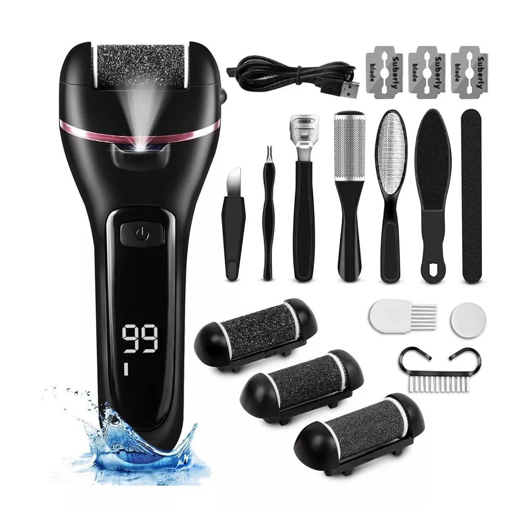 Esfoliador Lixador para Pés Elétrico Profissional Remover Calos E Rachaduras