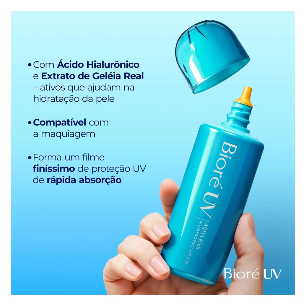 Protetor Solar FPS 50 Bioré UV Aqua Rich Aqua Protect Lotion 70ml