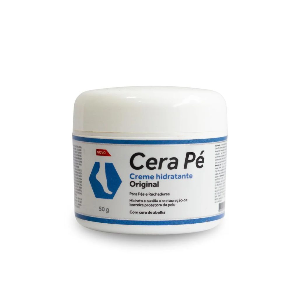 Cera Pé Hidratante para Os Pés Restaurador Pés e Rachaduras 50g