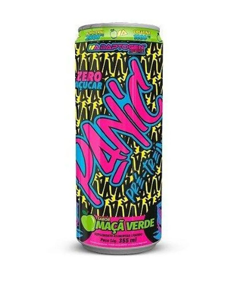 Panic Energy Adaptogen Maca Verde 355ml