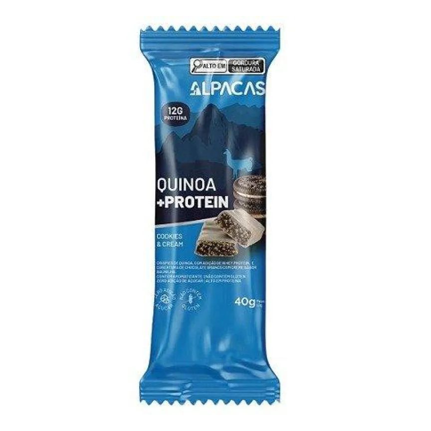 Barra de Chocolate Proteico Cookies And Cream 40g