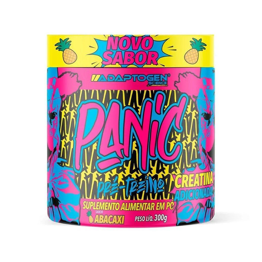 Panic Pre Workout Adaptogen Abacaxi 300g