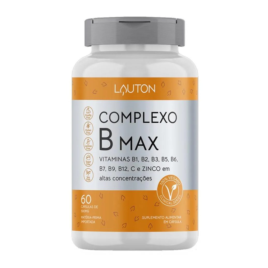 Multivitaminico Complexo B Max 60 cápsulas - Lauton