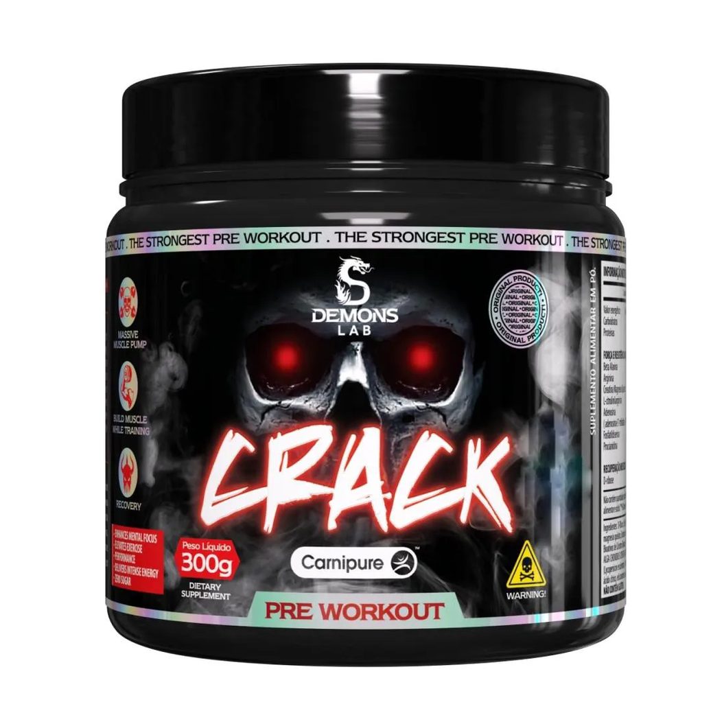 Pre Treino Crack Yellow Madness 300g - Demons Lab
