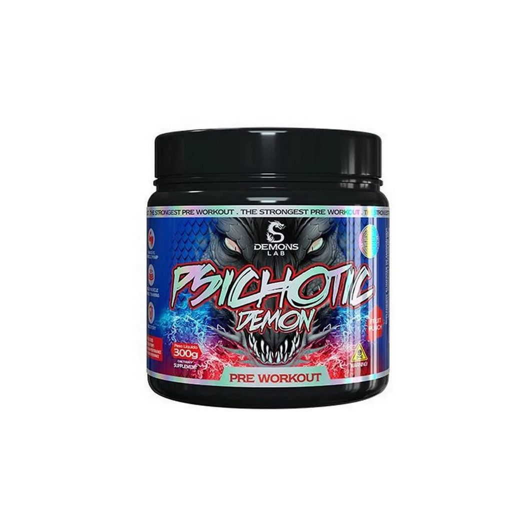 Pre Treino Psichotic Demon Fruit Punch 300g - Demons Lab