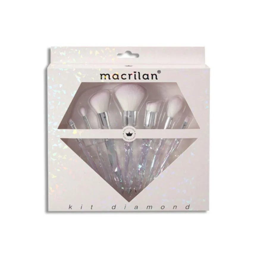 Macrilan Kit 7 Pinceis Diamond Ed003