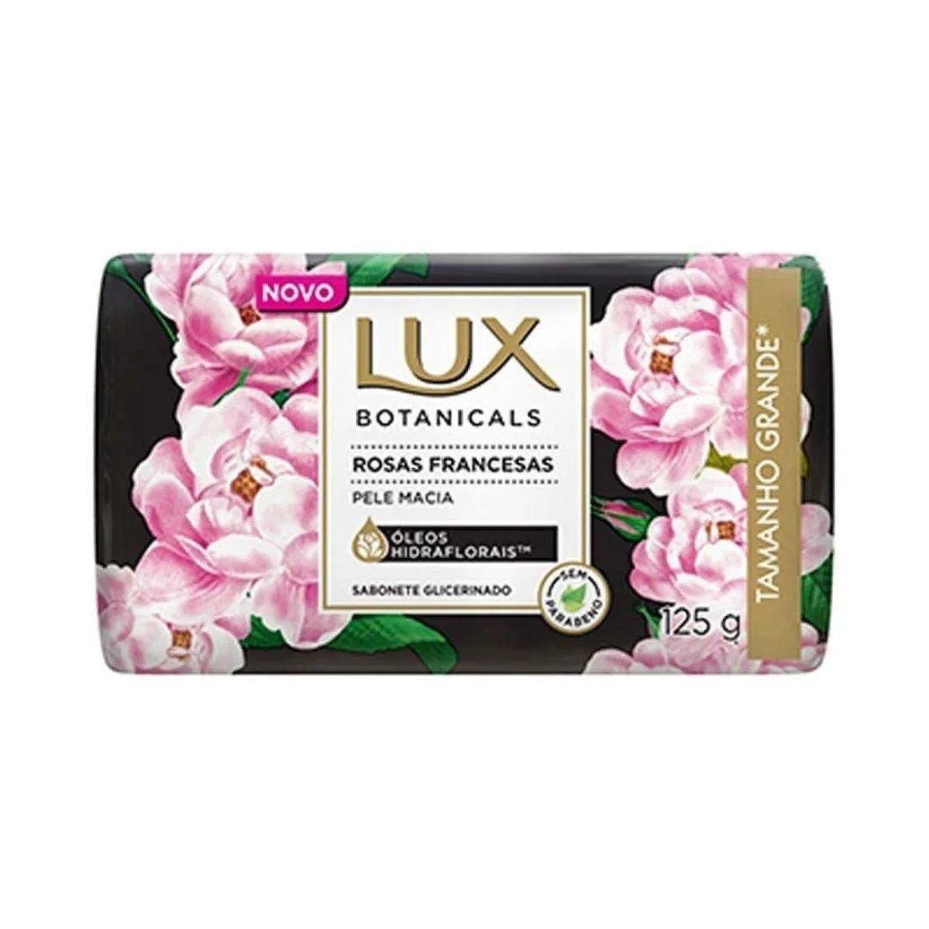 Sabonete Lux Botanicals Rosas Francesas 125g Embalagem com 12 unidades