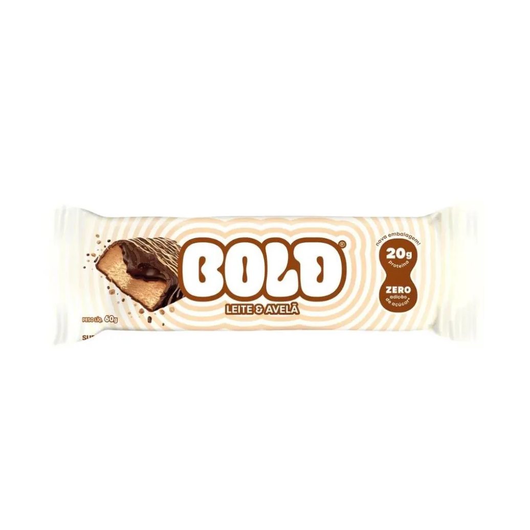 BOLD BAR (60G) - SABOR: LEITE E AVELã