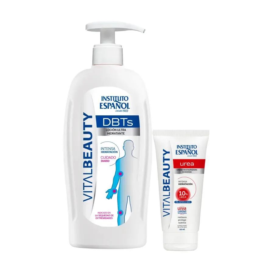 Instituto Espanol Vital Beauty Dbts Locao Hidratante 500ml + Urea Creme 150ml
