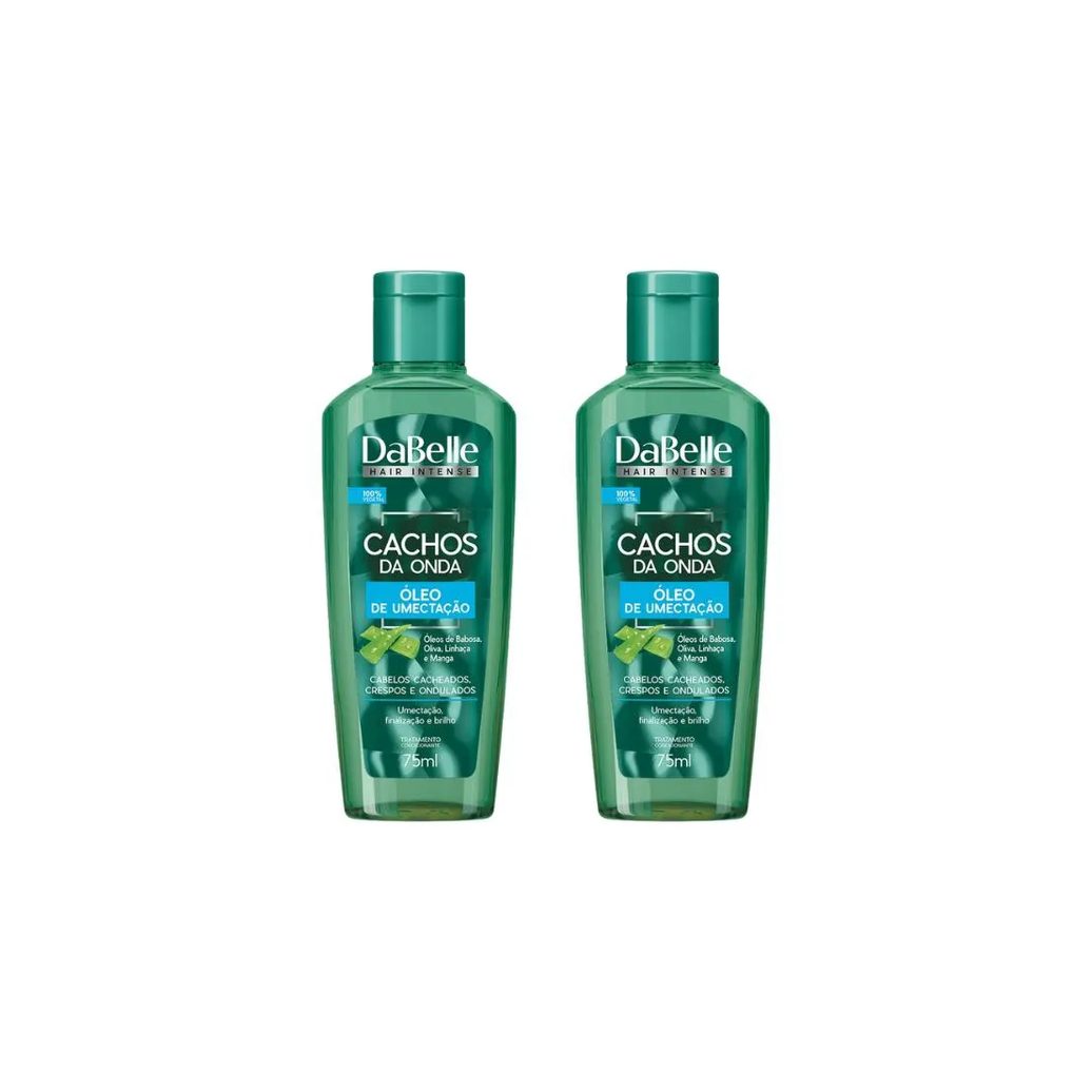 Oleo Capilar Dabelle 75ml Umectaçao Cachos da Onda - Kit C / 2un