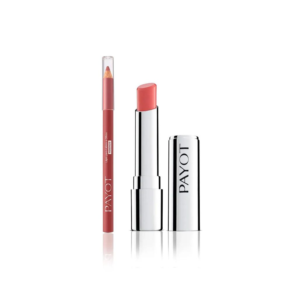 Kit Labial Payot - 6: Batom Rose + Lápis Hibisco