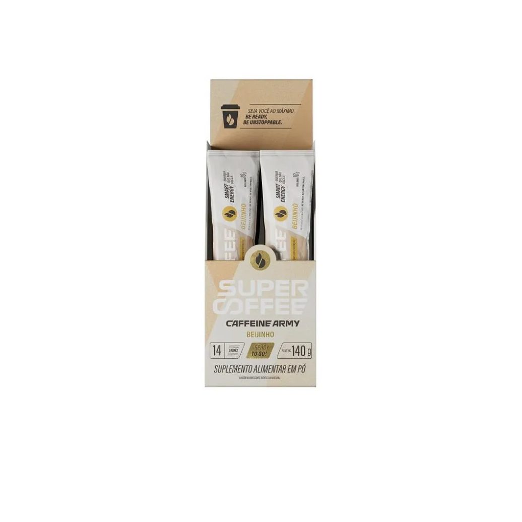 Supercoffee 3.0 To Go Display (14 Sachês de 10g) - Sabor: Beijinho