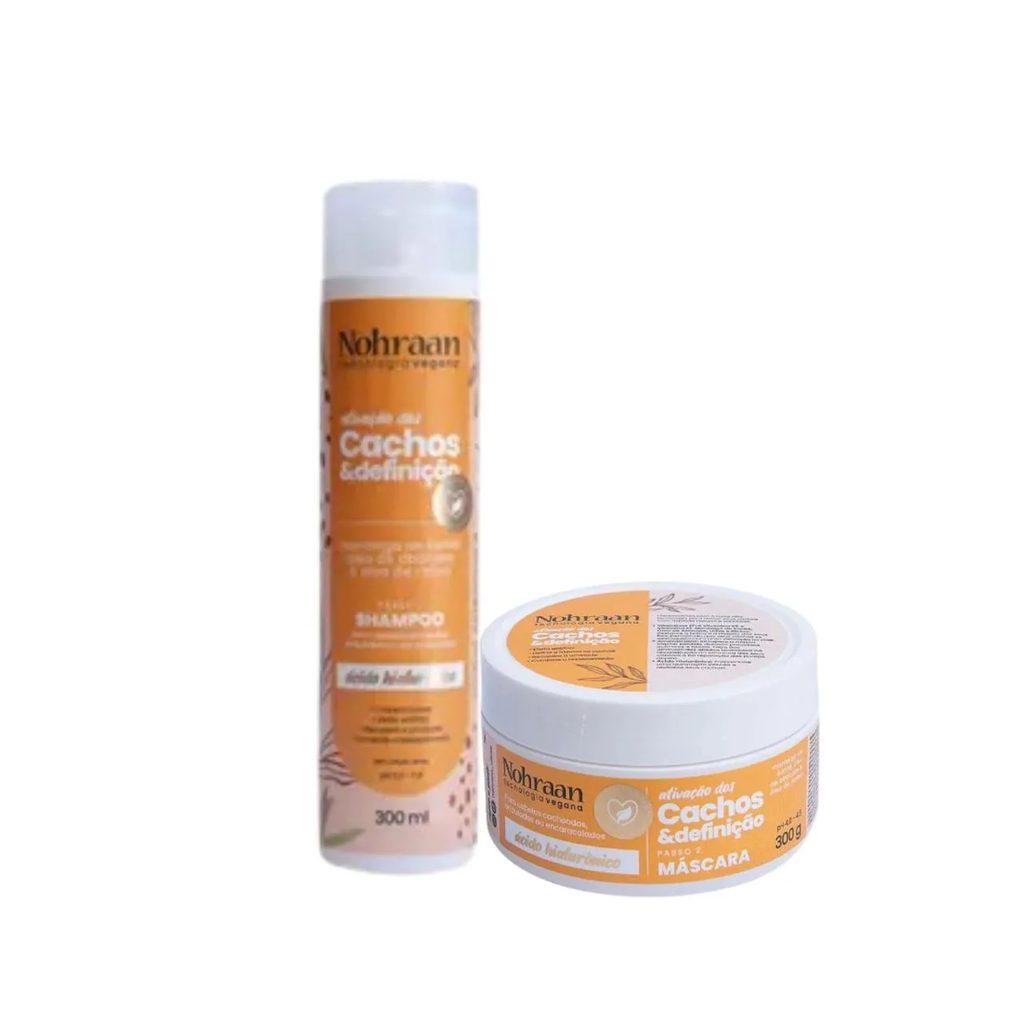 Kit Shampoo + Máscara Cachos e Definição – Nohraan