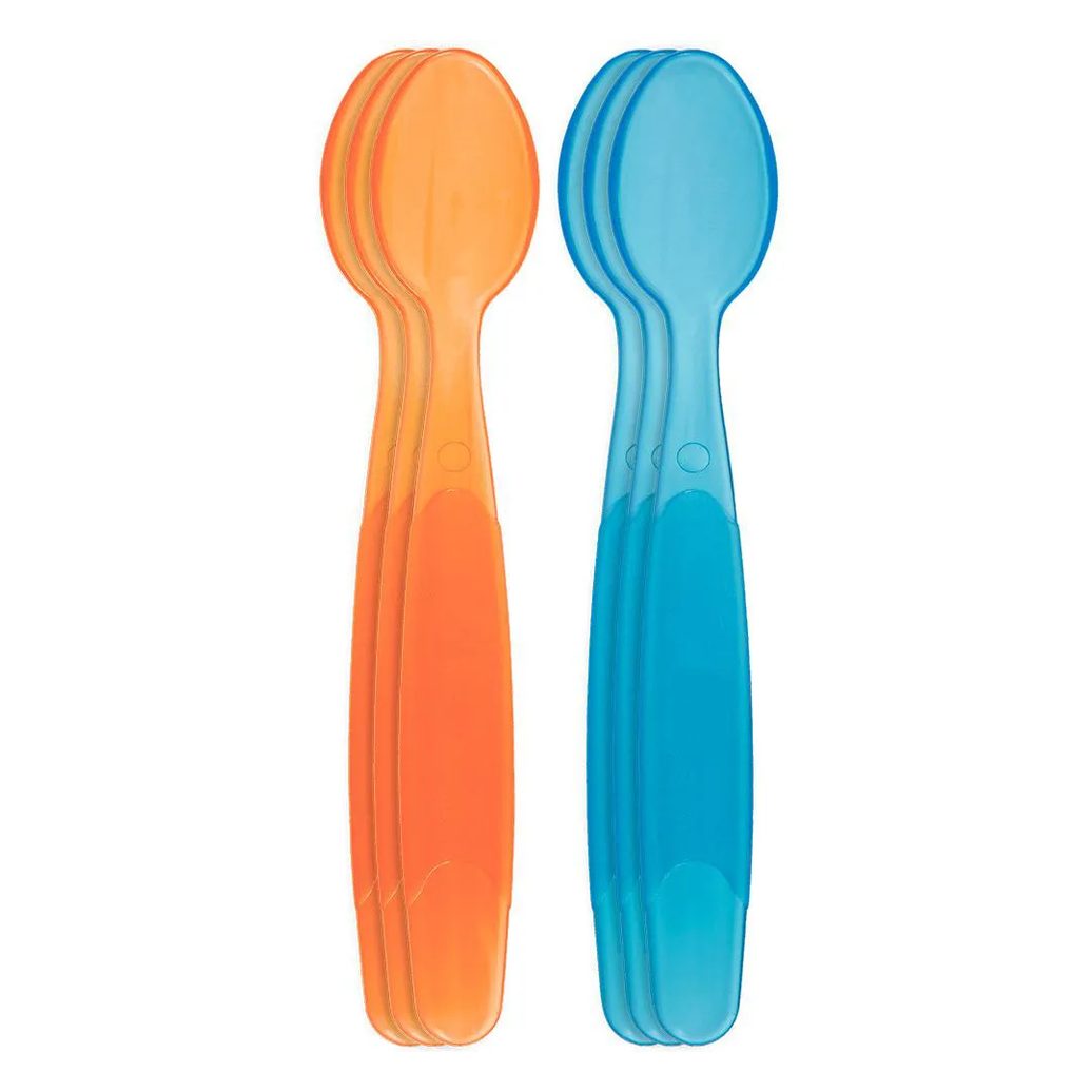 Kit Colheres Azul e Laranja - Buba