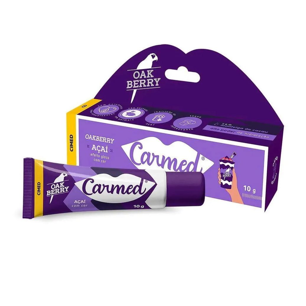Carmed Hidratante Labial Açaí 10g