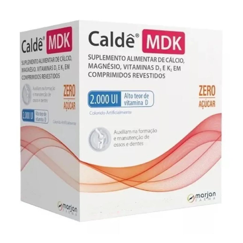 Caldê Mdk 2.000ui com 30 comprimidos - Marjan Farma